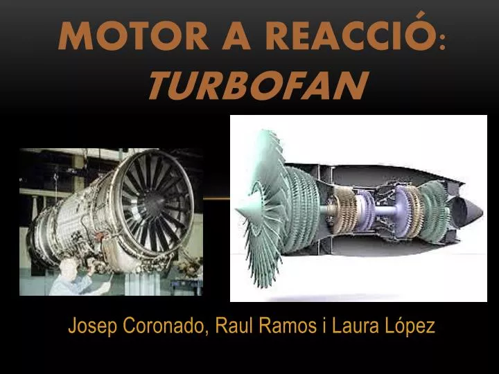 motor a reacci turbofan