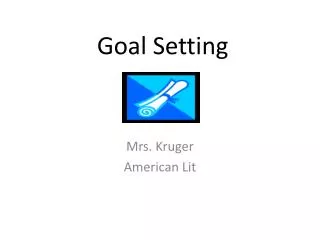 Goal Setting