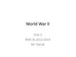 World War II - slide 1