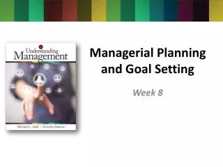 Managerial Planning and Goal Setting