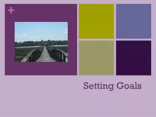 Setting Goals