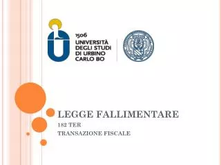 legge fallimentare