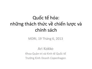 qu c t h a nh ng th ch th c v chi n l c v ch nh s ch