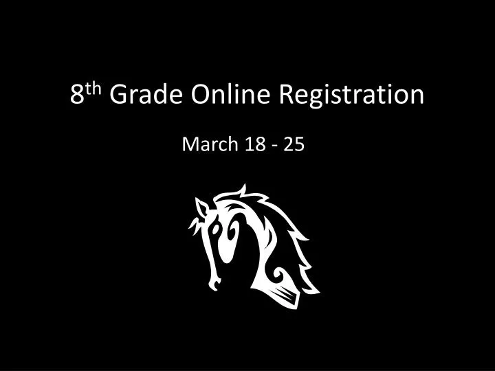 8 th grade online registration