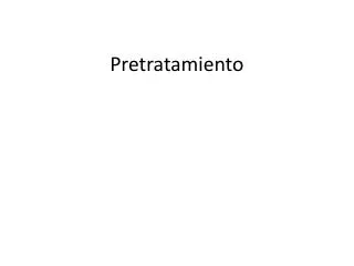 pretratamiento
