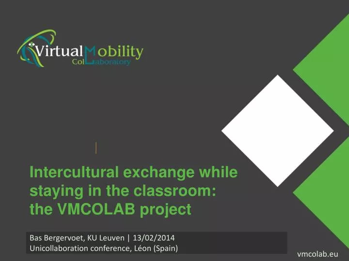 intercultural exchange while staying in the classroom the vmcolab project