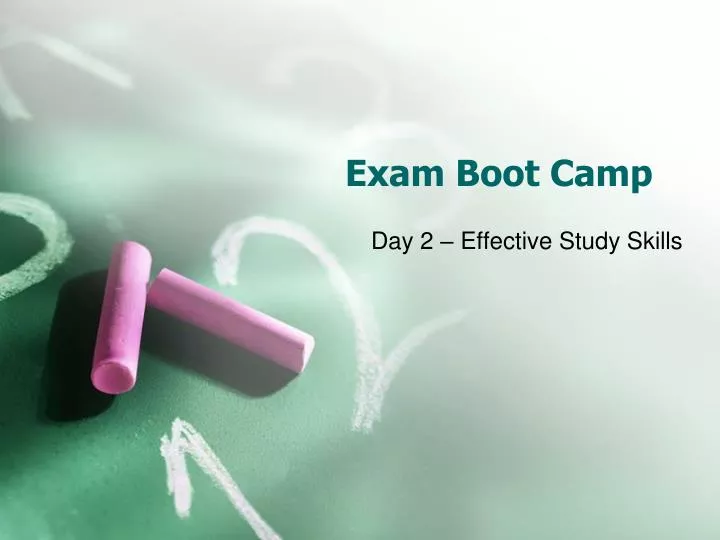 exam boot camp