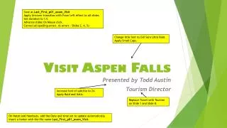 Visit Aspen Falls