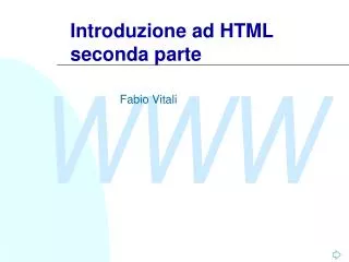 introduzione ad html seconda parte