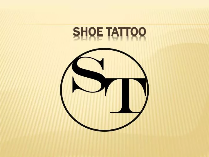 shoe tattoo