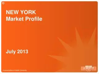 NEW YORK Market Profile