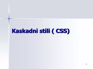 kaskadni stili css