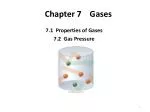 Chapter 7 Gases - slide 1