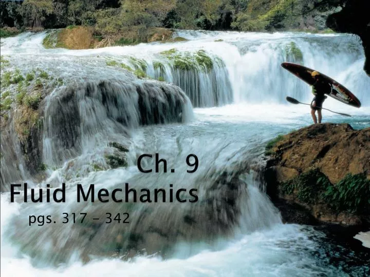 ch 9 fluid mechanics