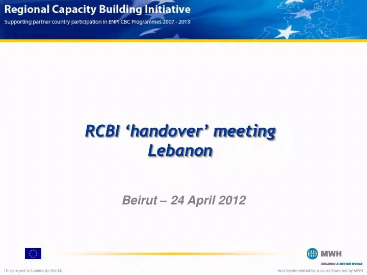 rcbi handover meeting lebanon