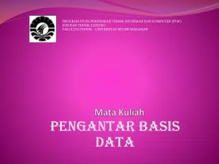 mata kuliah