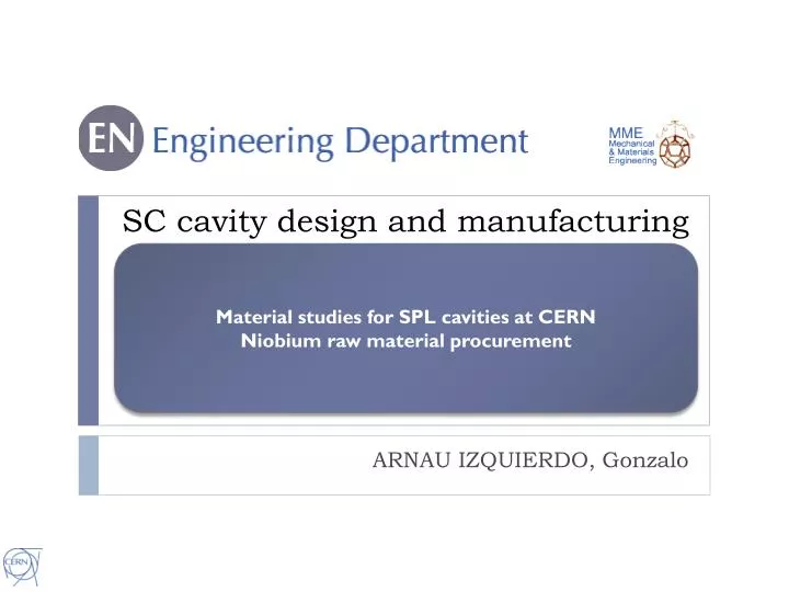 sc cavity design and manufacturing
