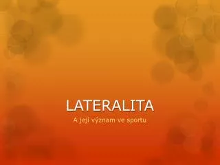 lateralita