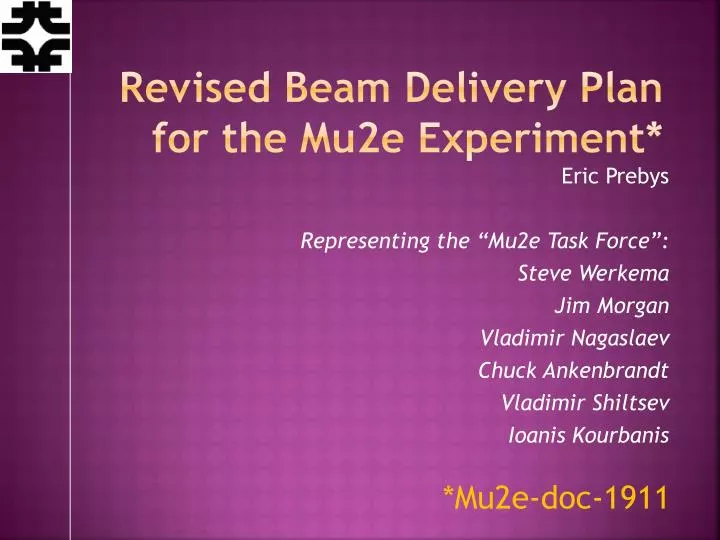 revised beam delivery plan for the mu2e experiment