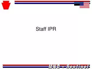 Staff IPR