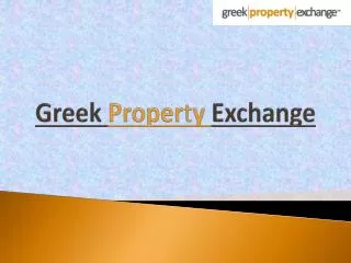 Properties for Sale in Greece