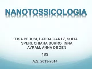 elisa perusi laura gantz sofia speri chiara burro inna avram anna de zen 4bs a s 2013 2014