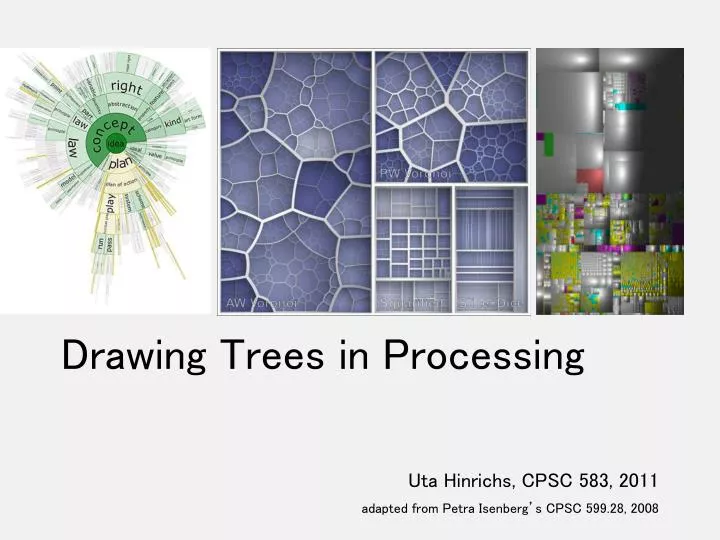 drawing trees in processing