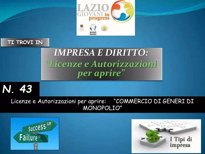 impresa e diritto licenze e autorizzazioni per aprire