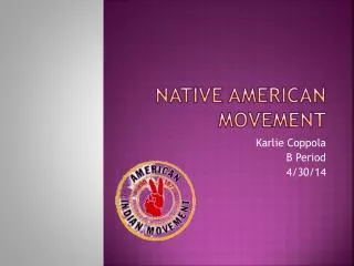 Native American Movement