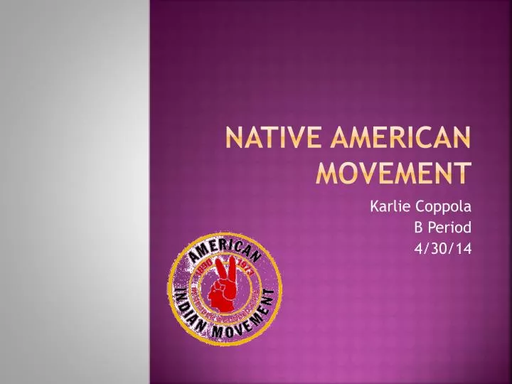 native american movement