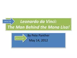 Leonardo da Vinci: The Man Behind the Mona Lisa!