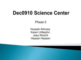 Dec0910 Science Center