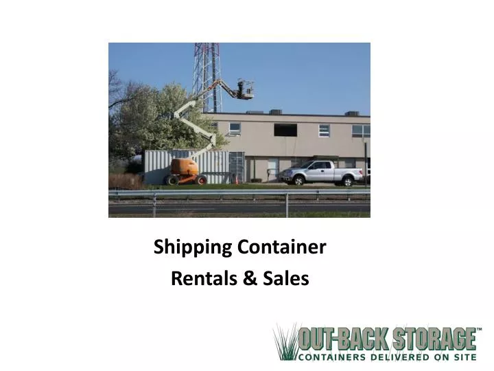 shipping container rentals sales
