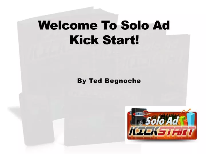 welcome to solo ad kick start