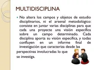 MULTIDISCIPLINA