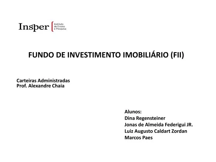 fundo de investimento imobili rio fii