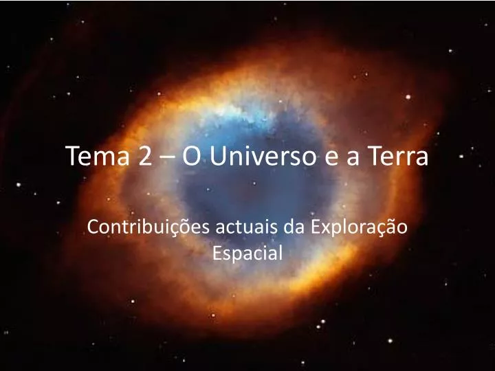 tema 2 o universo e a terra