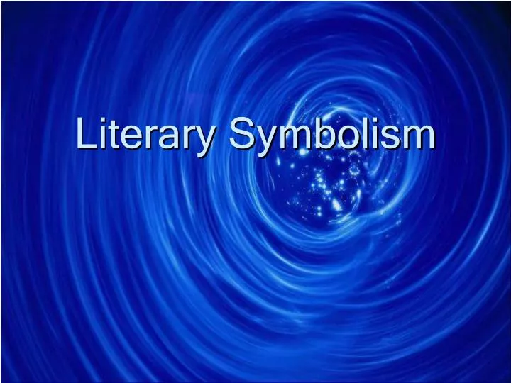 literary symbolism