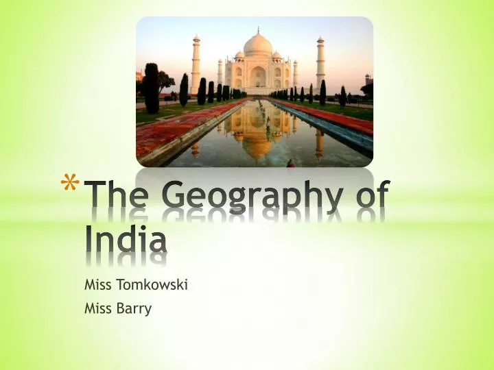 the geography of india