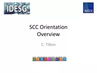 SCC Orientation Overview