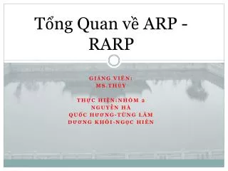 t ng quan v arp rarp