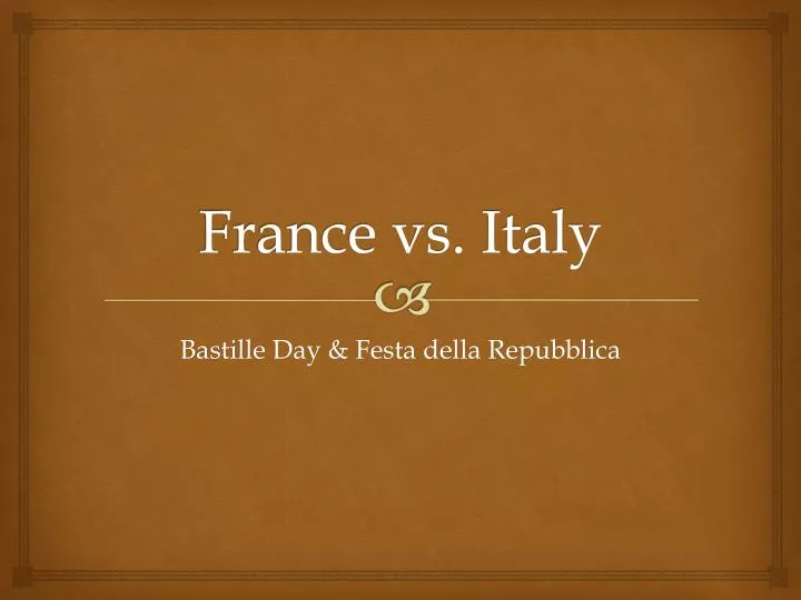 france vs italy