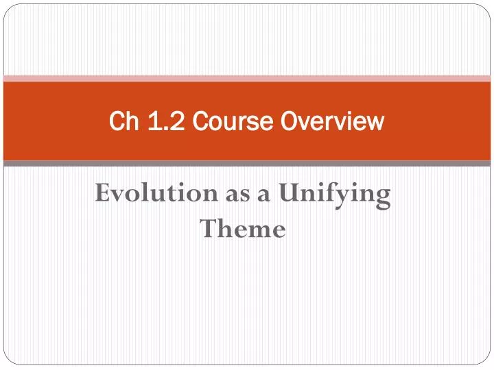 ch 1 2 course overview