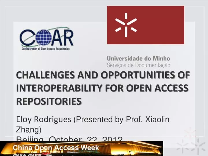 challenges and opportunities of interoperability for open access repositories