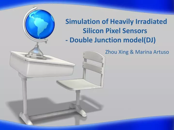 simulation of heavily irradiated silicon pixel sensors double junction model dj