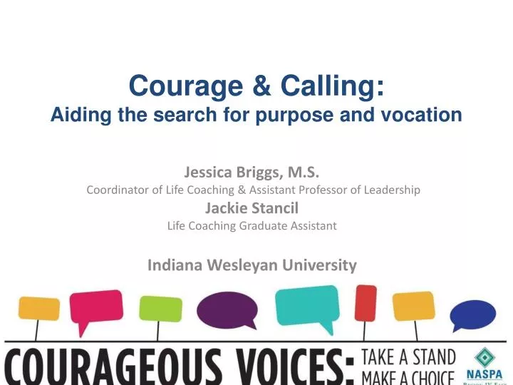 courage calling aiding the search for purpose and vocation