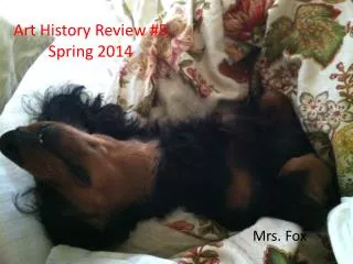 Art History Review #5 Spring 2014