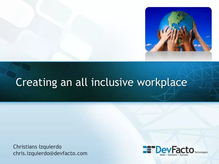 creating an all inclusive workplace