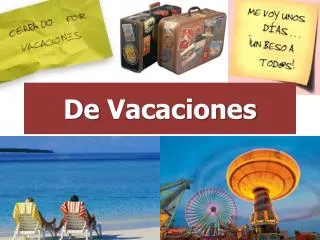 de vacaciones