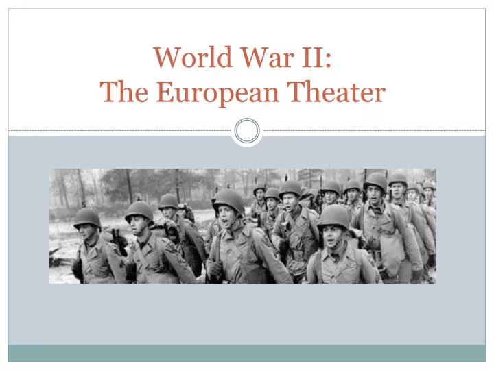 world war ii the european theater